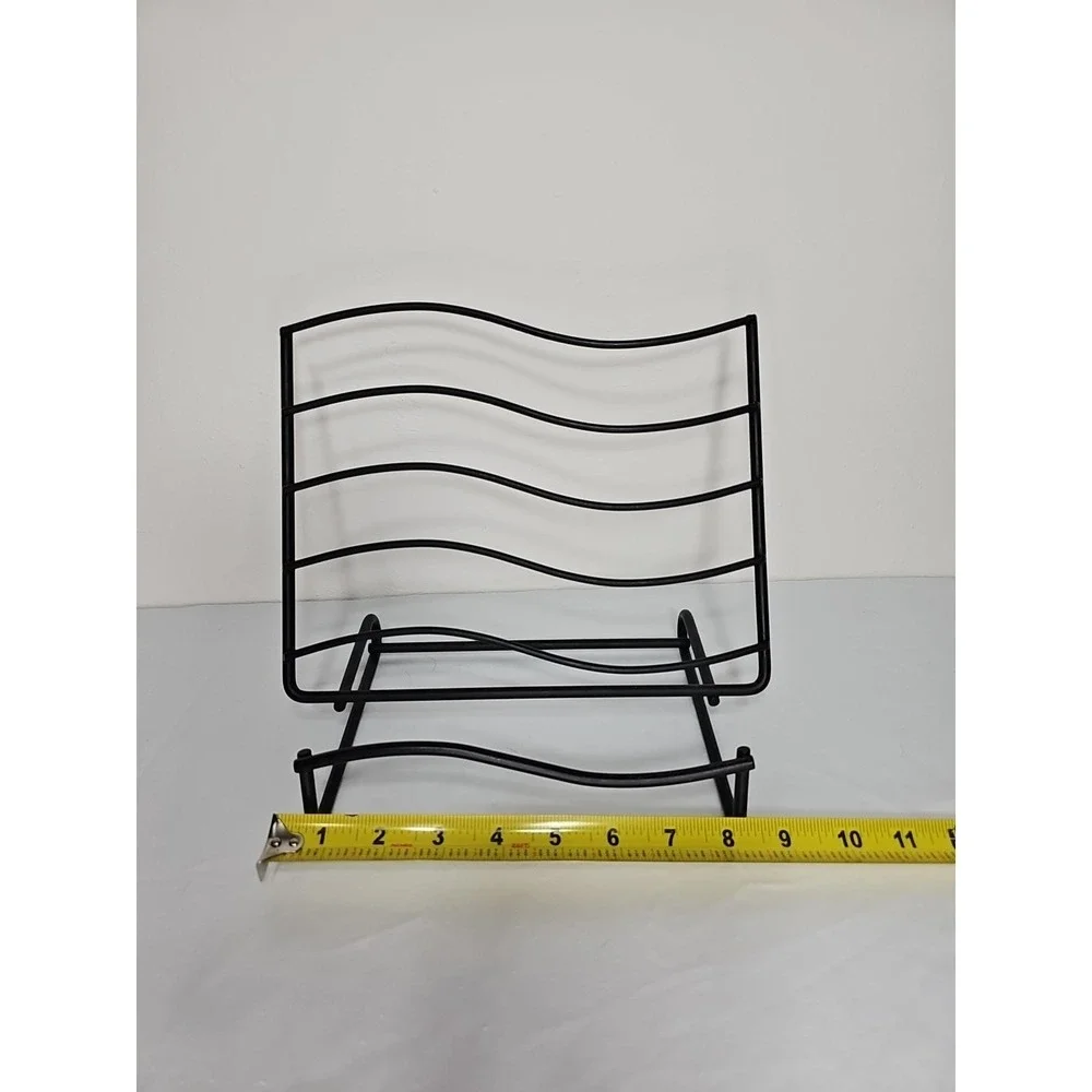 Black Wrought Iron Cookbook Stand 10